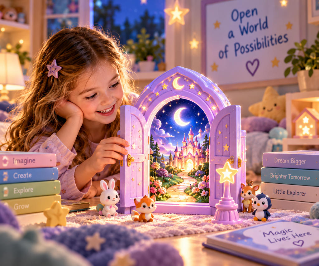 Coawfg™Interactive Magical Portal & Imagination Playset for Kids