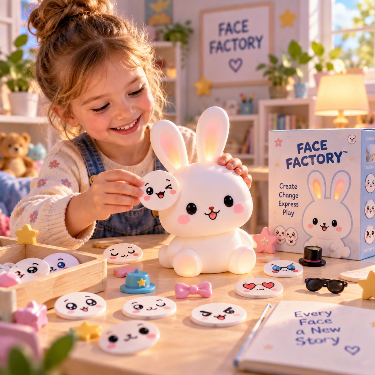 Coawfg™Interactive Mix & Match Expression Playset for Kids