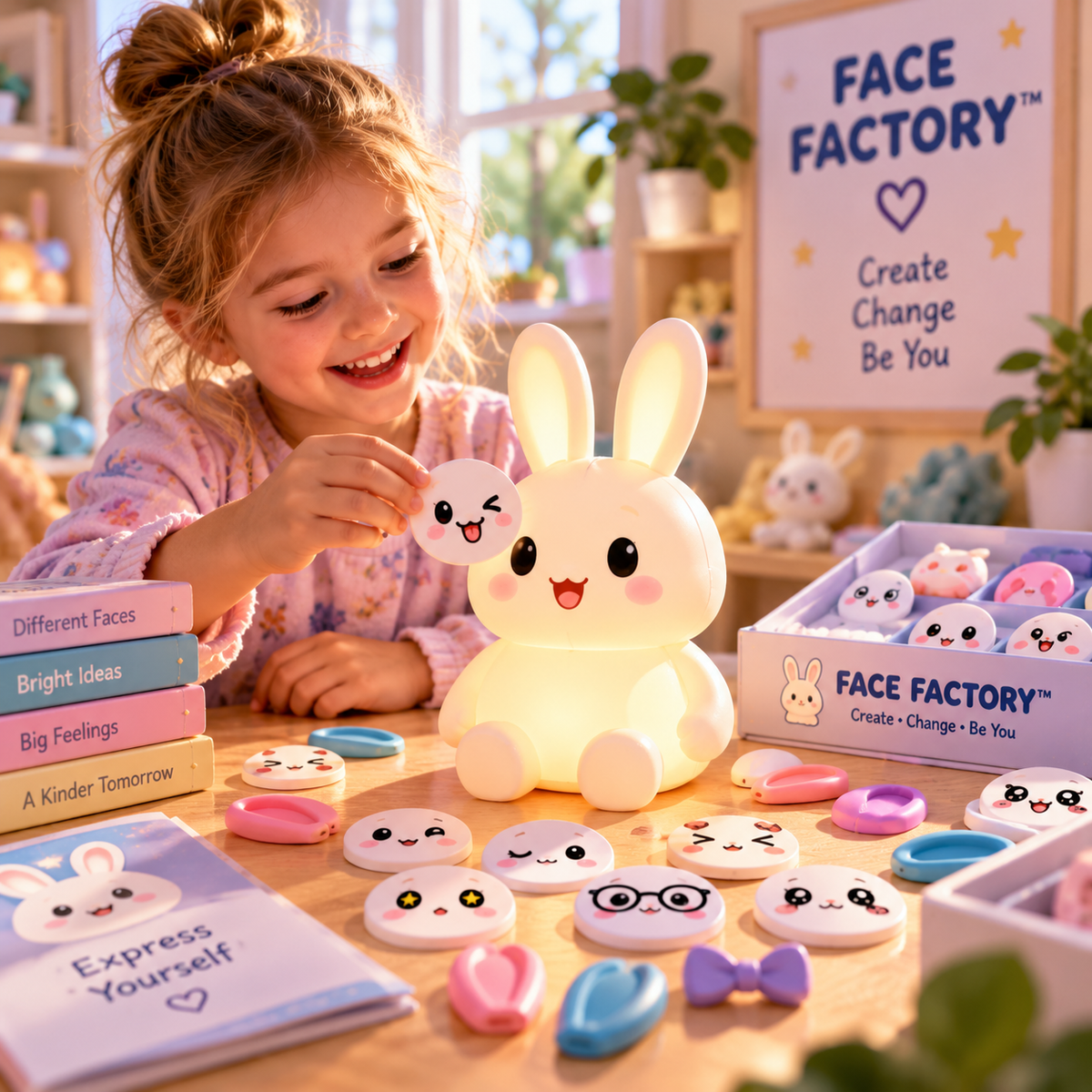 Coawfg™Interactive Mix & Match Expression Playset for Kids