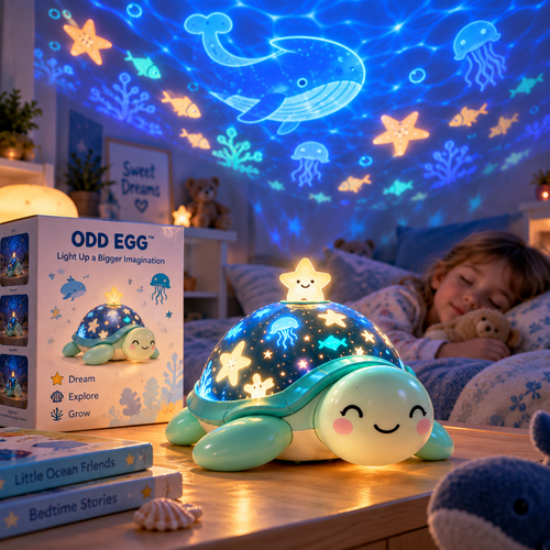Coawfg™ – Interactive Ocean Projection Night Light for Kids