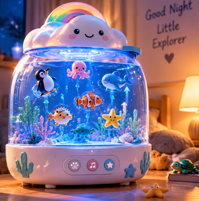 Coawfg™Interactive Floating Ocean Animal Adventure Playset for Kids
