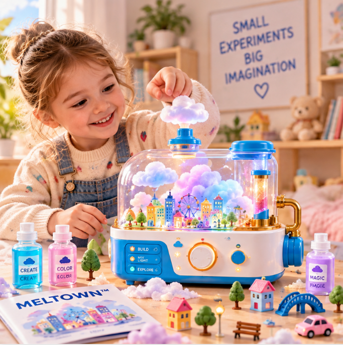Coawfg™Interactive Cloud City Building & Creative Playset for Kids